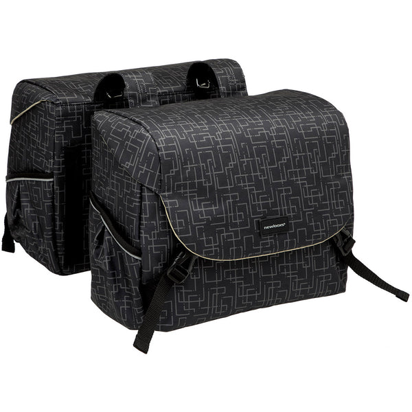 Mondi Joy Double Pannier - Water-Repellent Polyester - Black - 38L