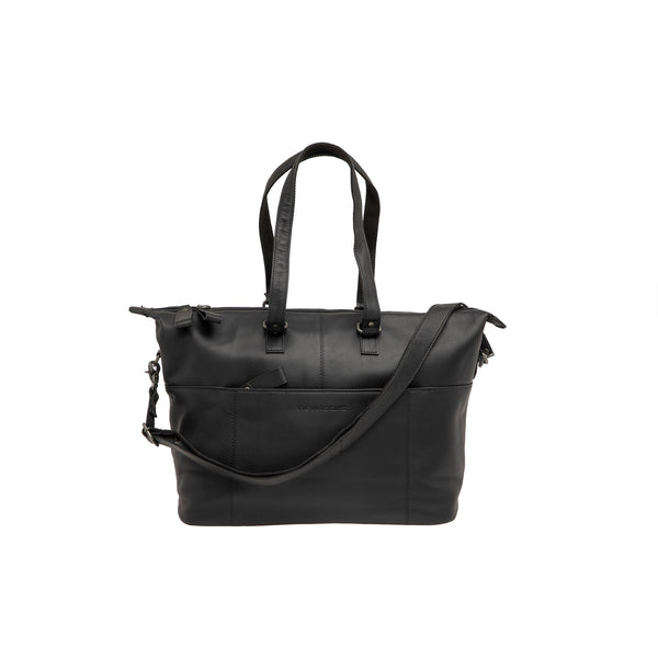 Newlooxs Verla laptop bag 21L leather black