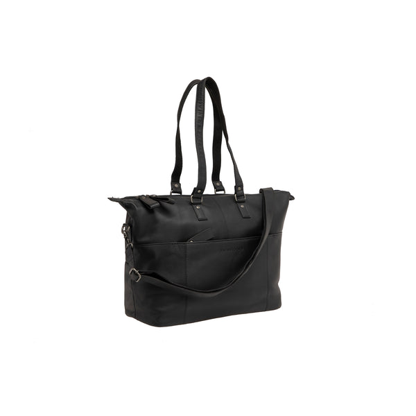 Newlooxs Verla laptop bag 21L leather black