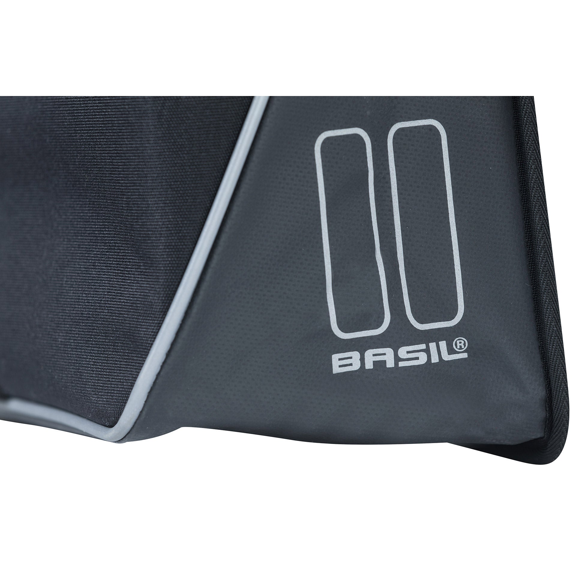 Basil Forte dubbele fietstas, zwart zwart, waterafstotend, 35L