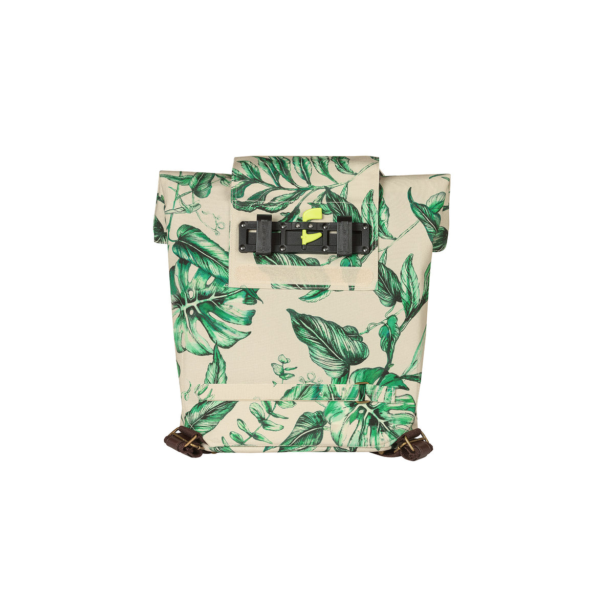 Basil Ever-Green Double Pannier - sustainable, trendy, green, 14-18L