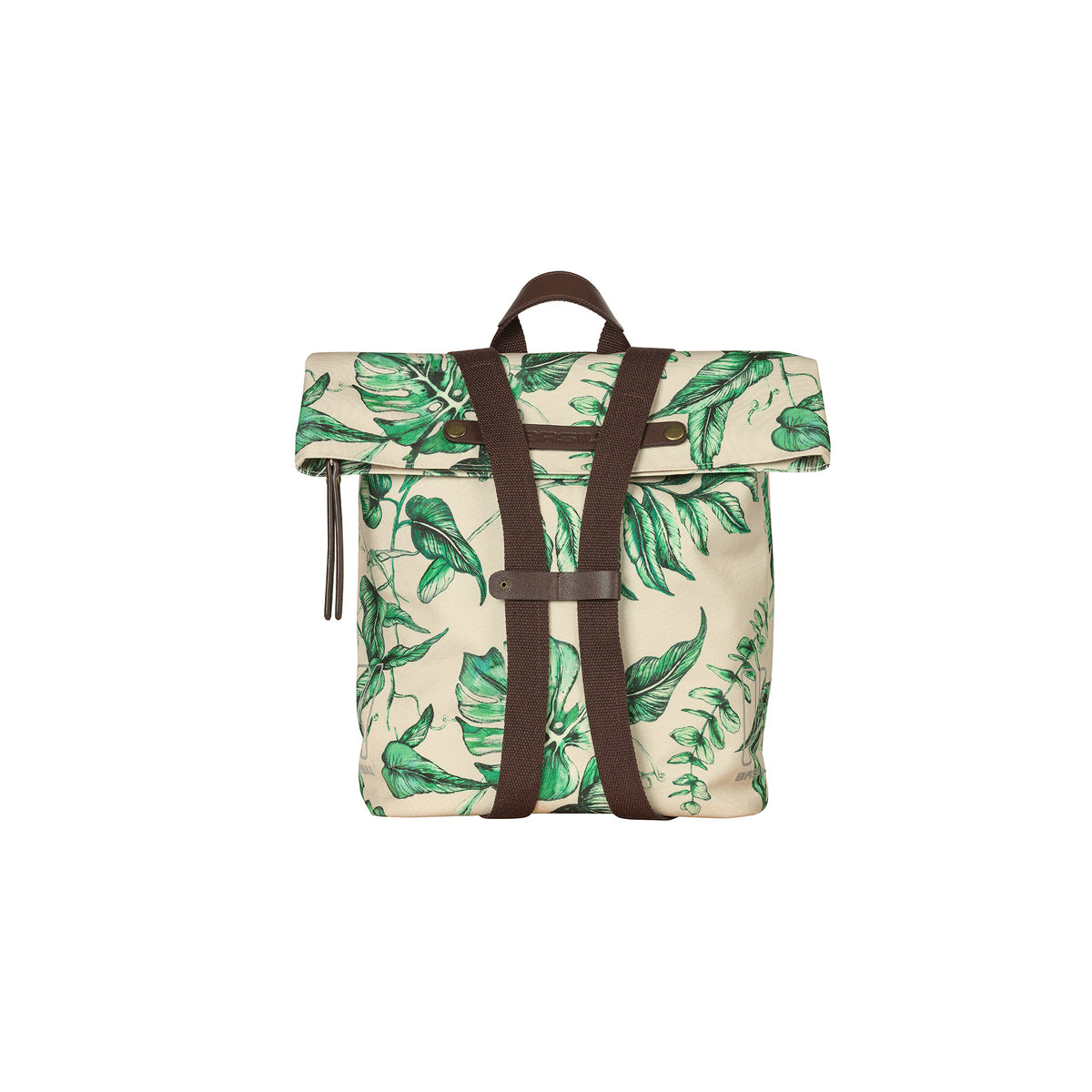 Basil Ever-Green Double Pannier - sustainable, trendy, green, 14-18L