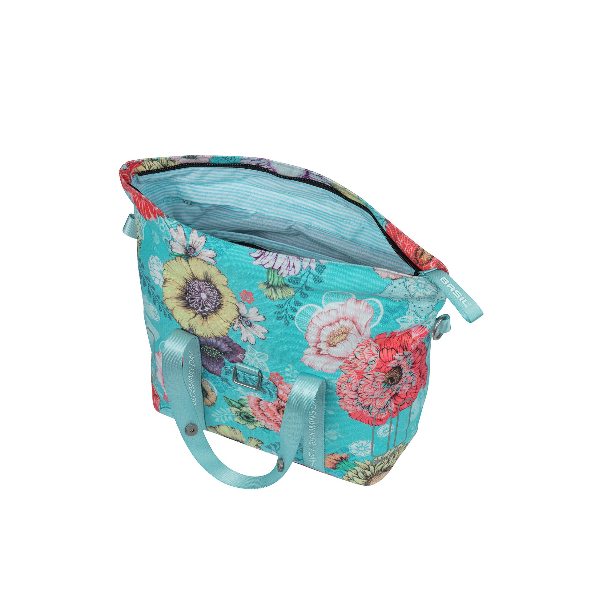 Basil Bloom Field fietshandtas MIK-KF-haak, blauw, 8-11L