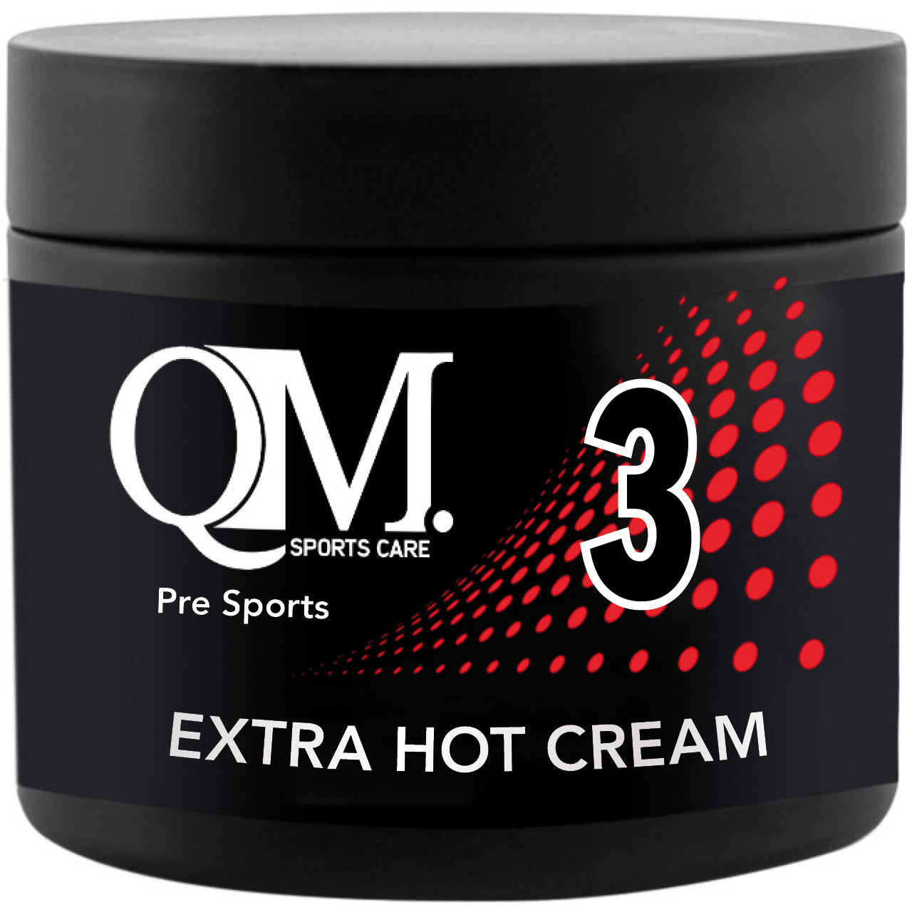Qm sportverzorging 3 extra hete crème pot 200ml