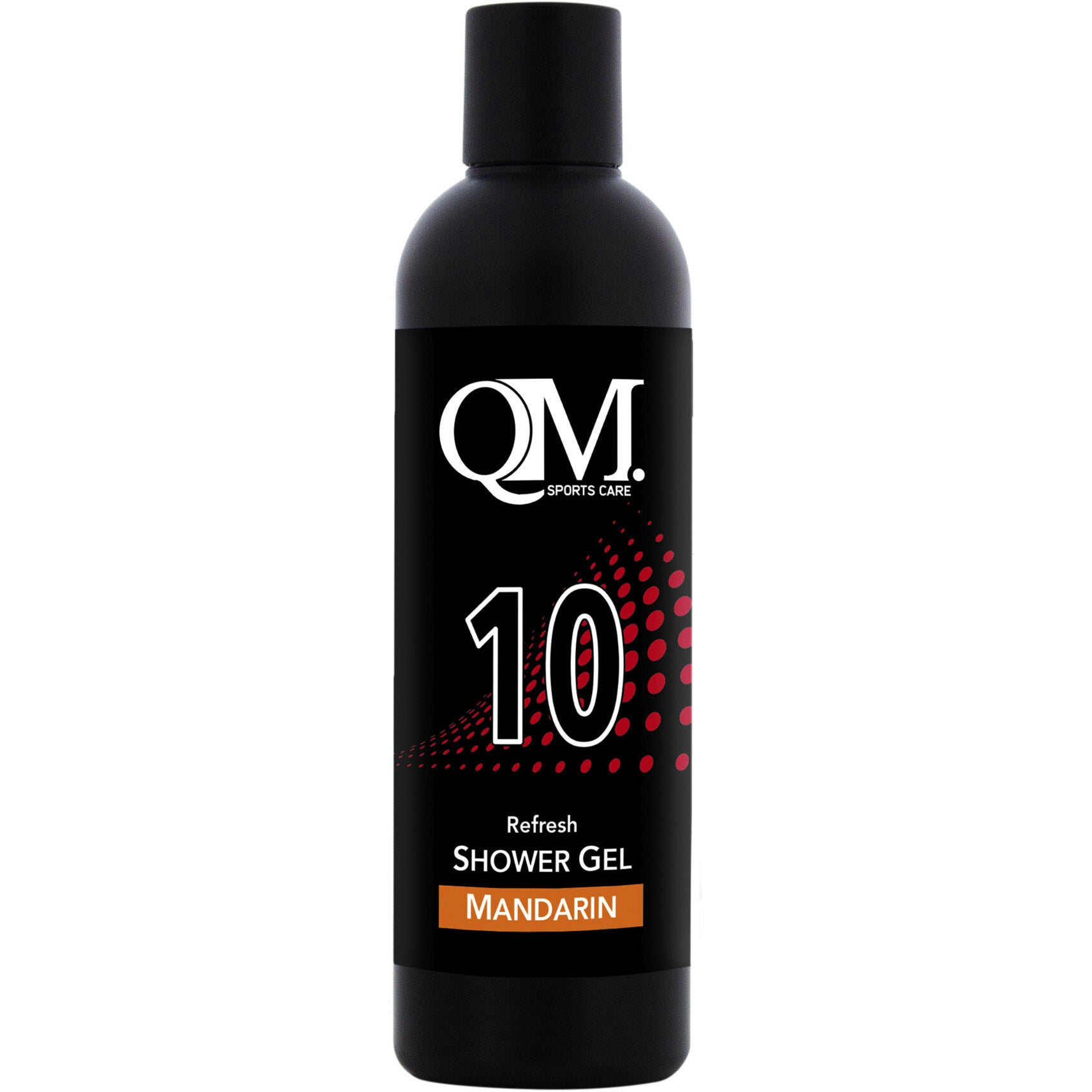 Qm sports care 10 douchegel verse mandarijn fles 200ml