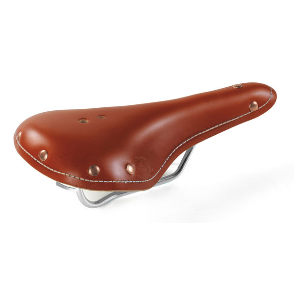Monte grappa saddle old frontiers sport leather cognac
