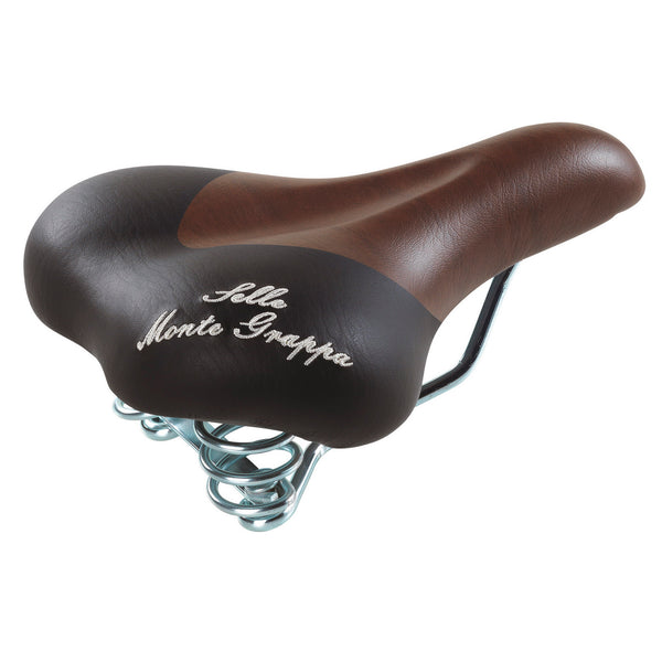 Monte Grappa saddle fashion with spring dark brown black