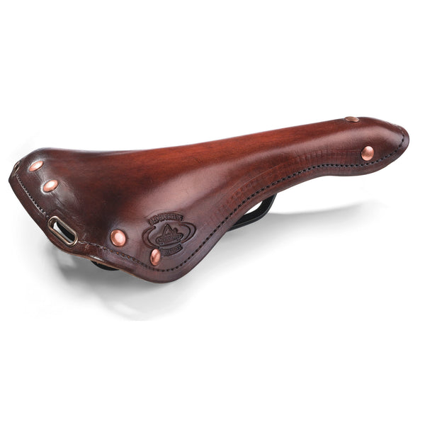 Monte Grappa Charleston Sporting 3-piece leather set, dark brown