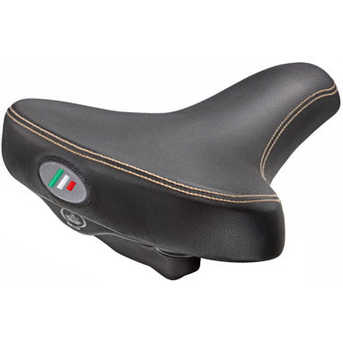 Selle monte grappa monte grappa zadel selva man zwart met veren