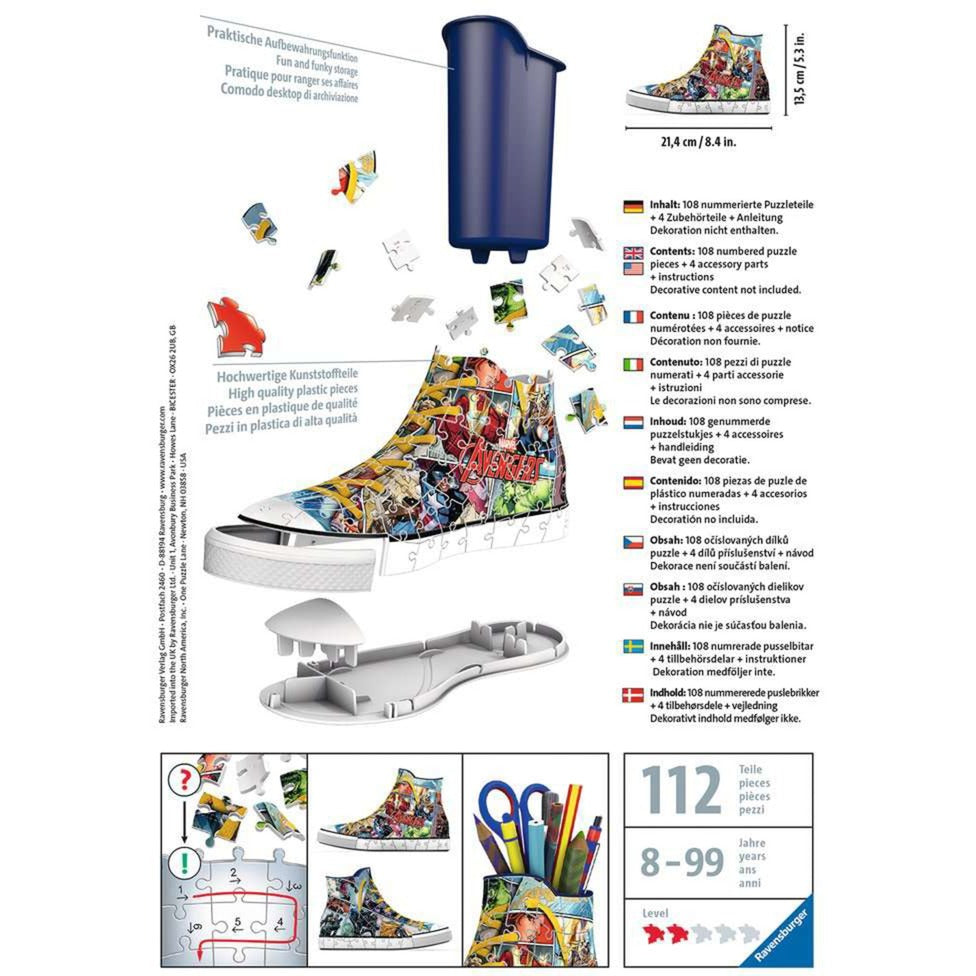 Ravensburger 3D Puzzel Sneaker Avengers