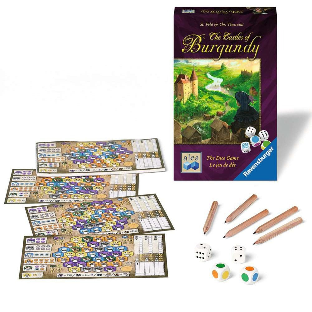 Ravensburger Kastelen van Bourgondië Het dobbelspel