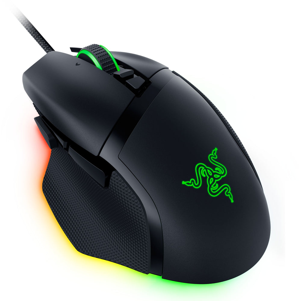 Razer basilisk v3 gaming muis (zwart, 26.000 dpi, rgb leds)