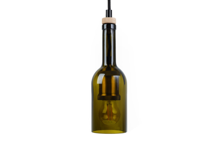 Rebottled Rebottled Hanglamp Olijf