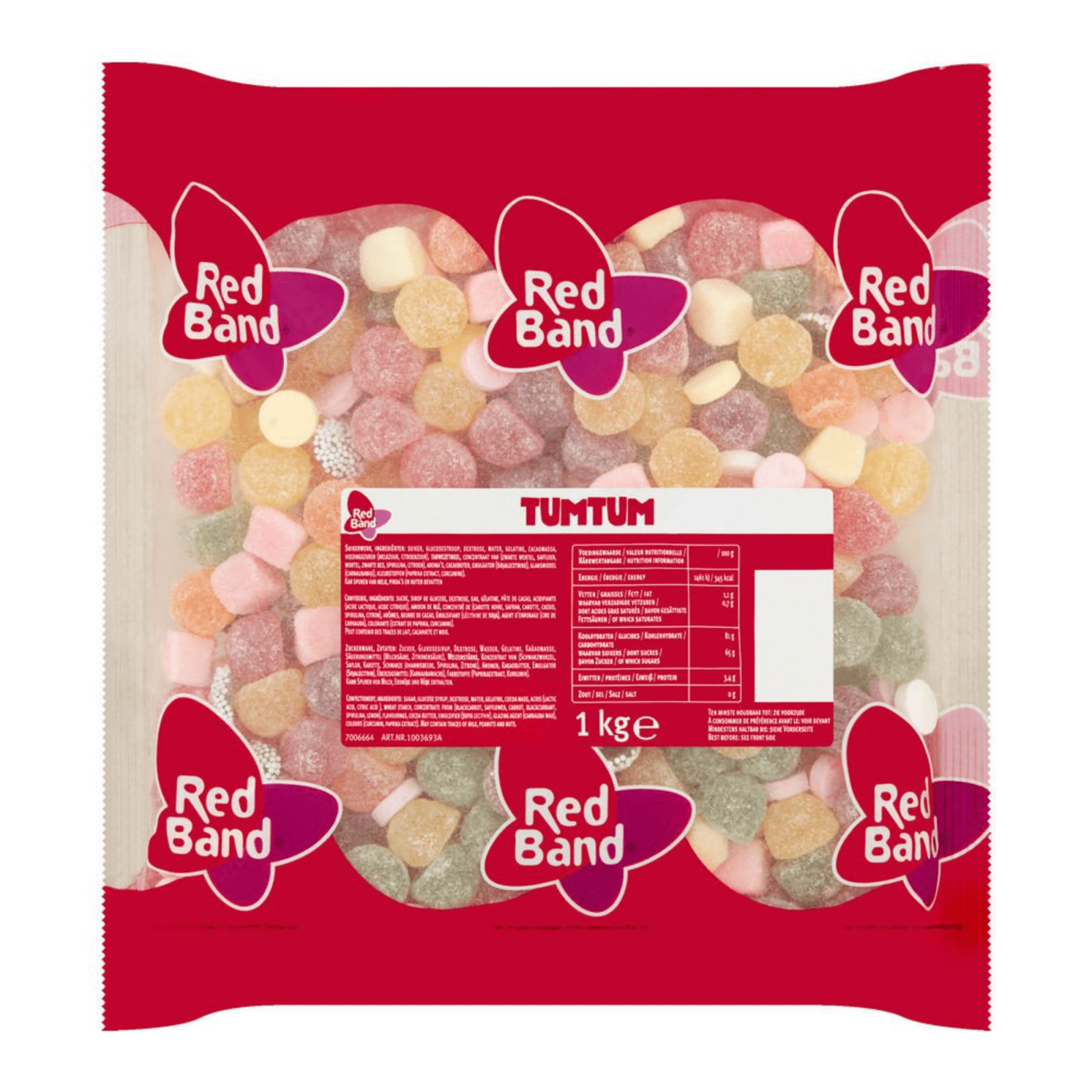 Red band tum tum (6x 1kg)