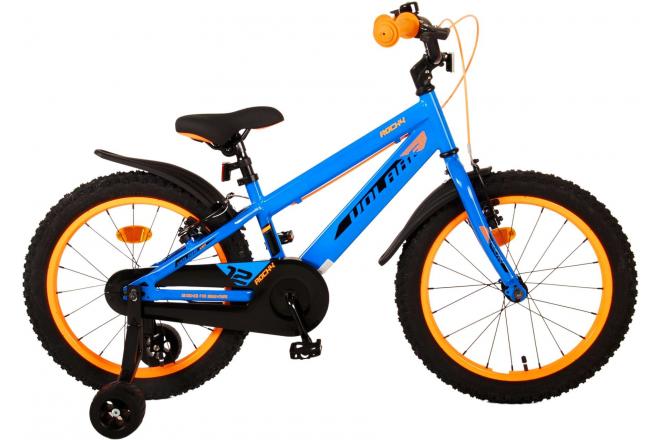 Volare Rocky Kinderfiets - Jongens - 18 inch - Blauw - Twee handremmen