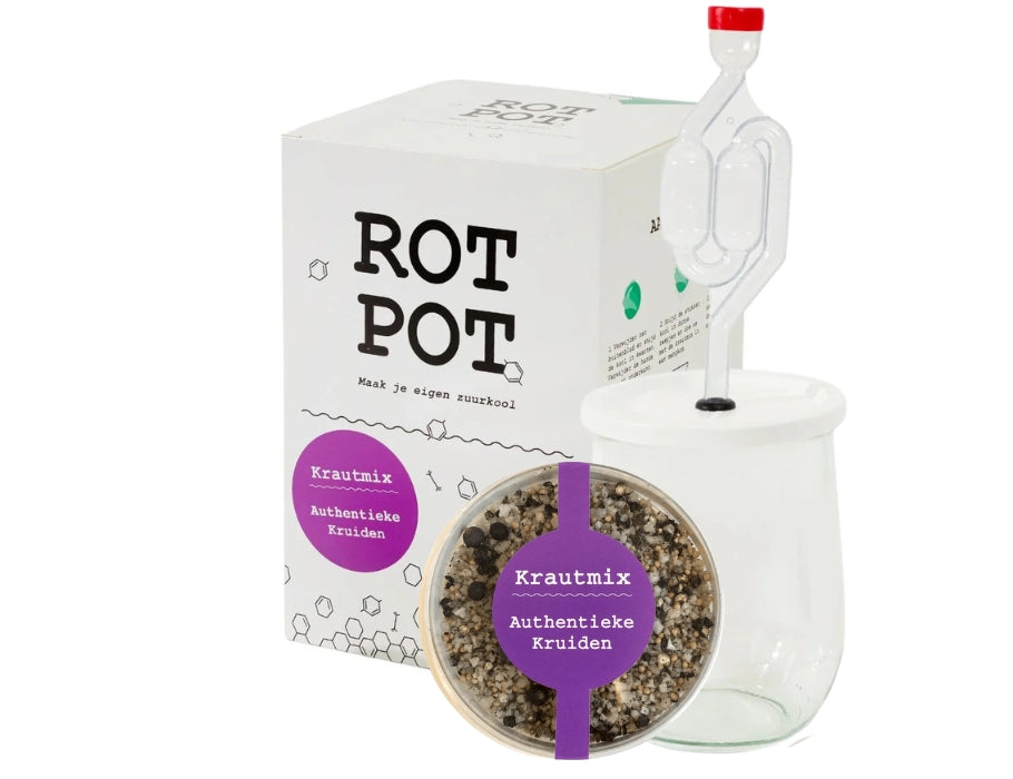 Rotpot fermentatieset zuurkool - authentieke kruiden