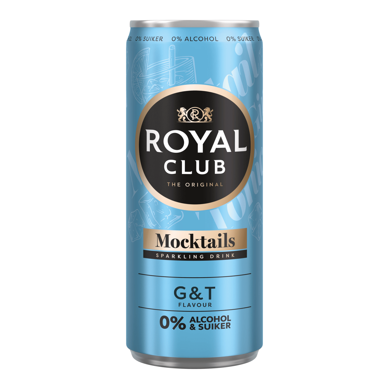 Royal club mocktails gin tonic 0% blik (12x 25cl)