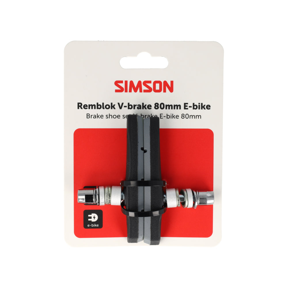 Simson remblokken e-bike v-brake 80mm