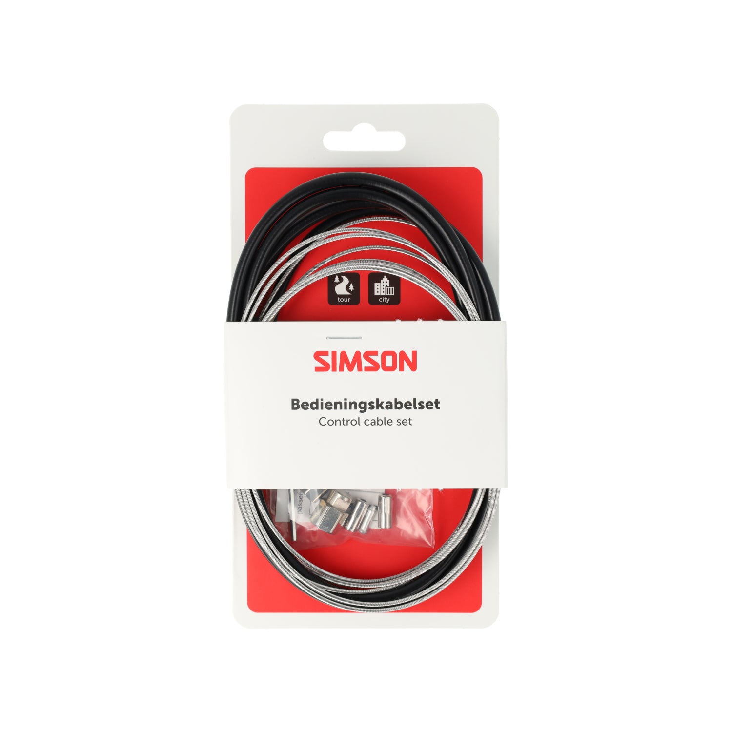 Simson remkabelset compleet shimano nexus rollerbr. rvs zwart