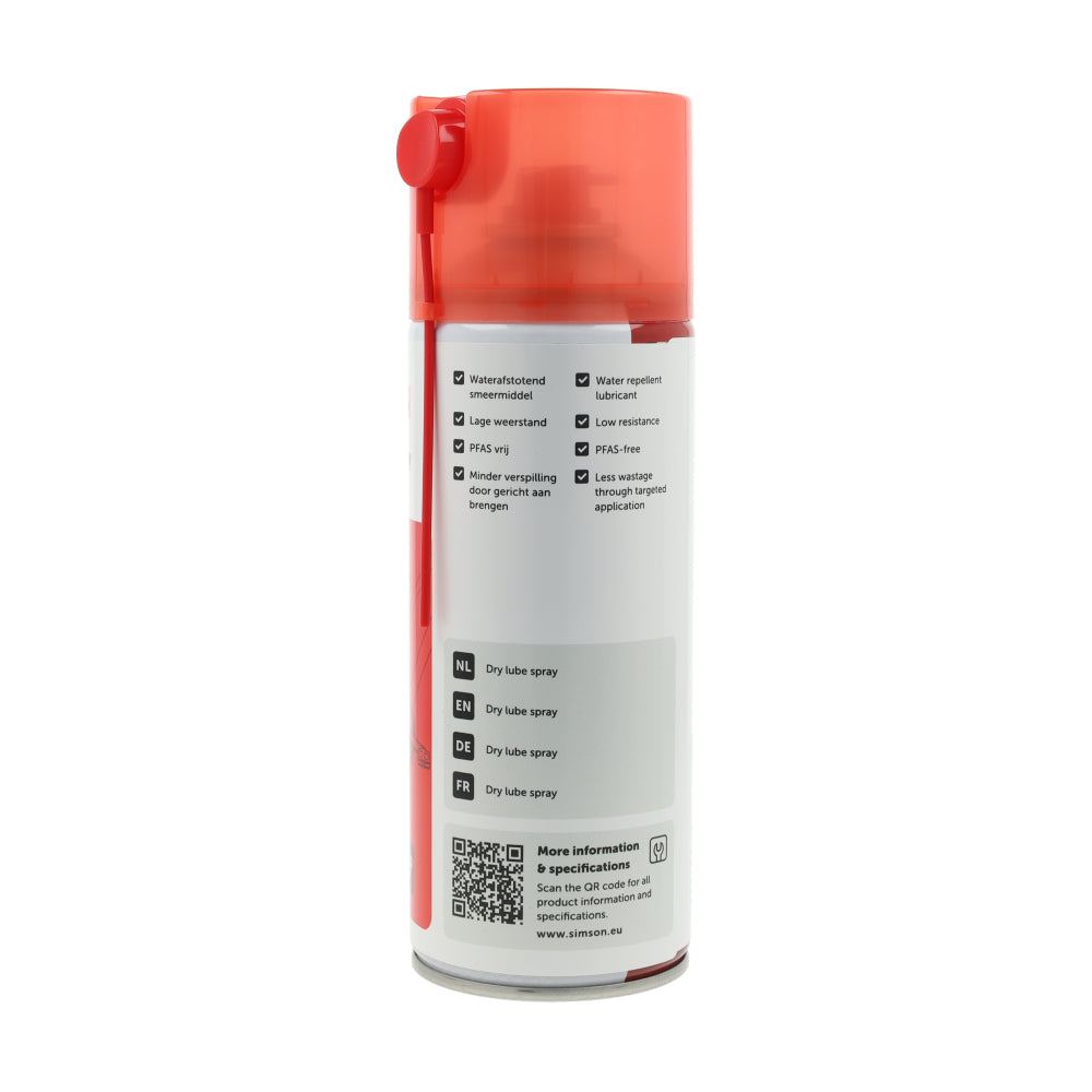 Rema tip top nederland b.v. simson smeermiddel dry lube spray 400ml