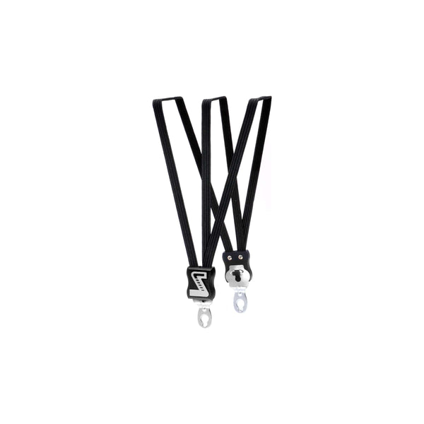 Quick release straps Trio Simson extra short with 3 straps - black