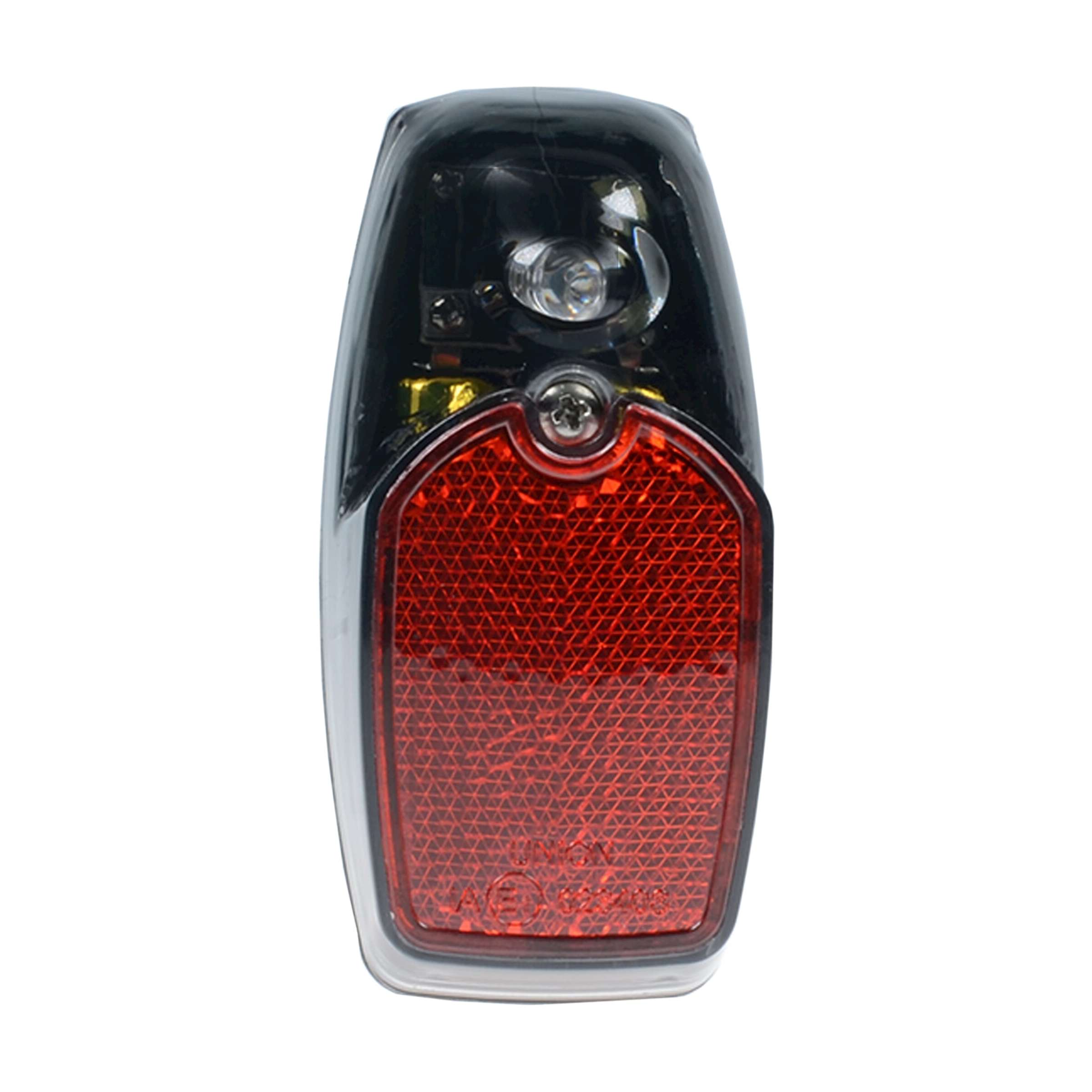 Simson spatbordachterlicht LED incl. verlichting batterijen op kaart