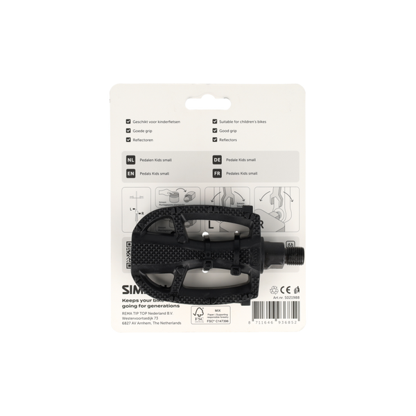 Simson pedalen kids small 2.0 dunne draad