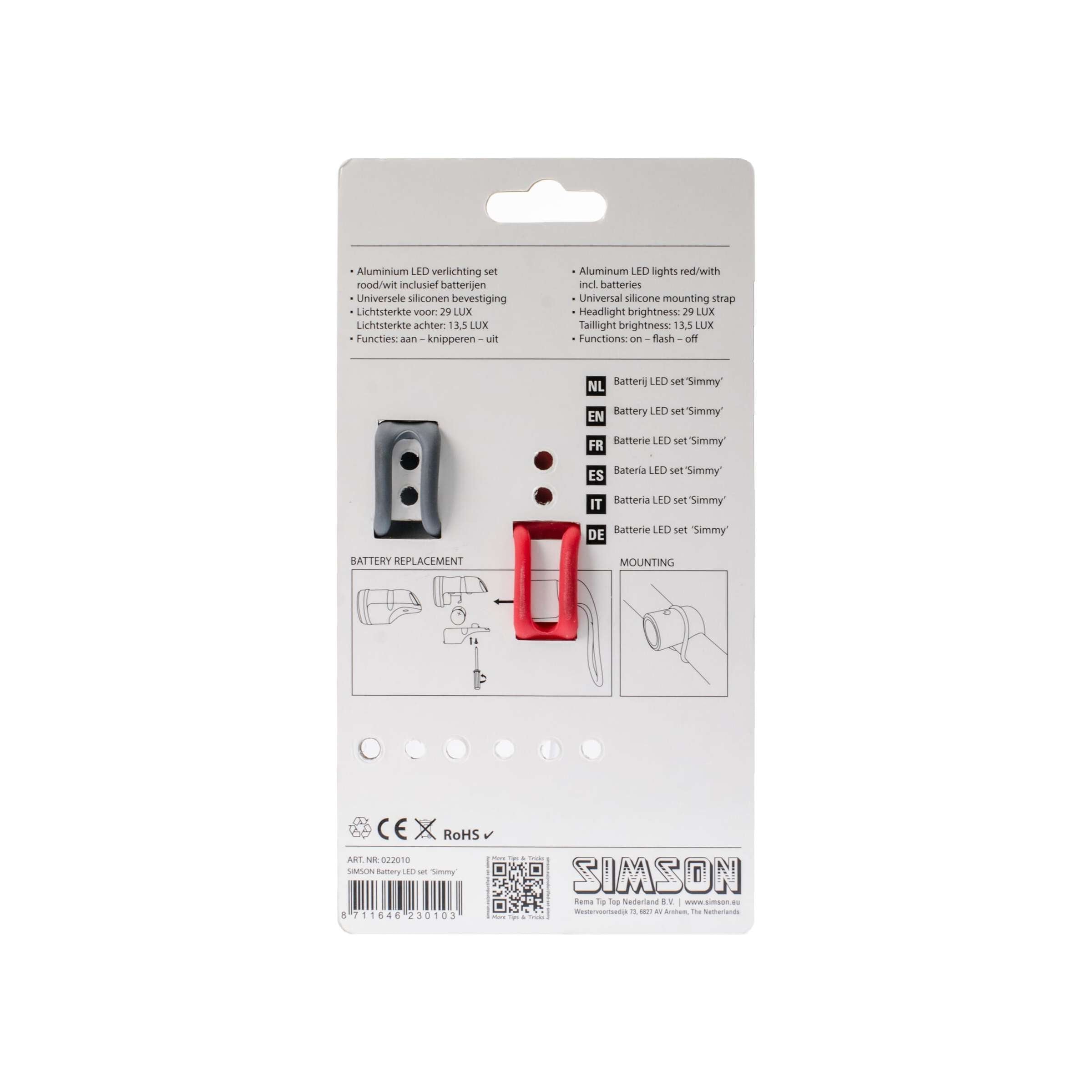 Verlichtingset Simson simmy 3leds