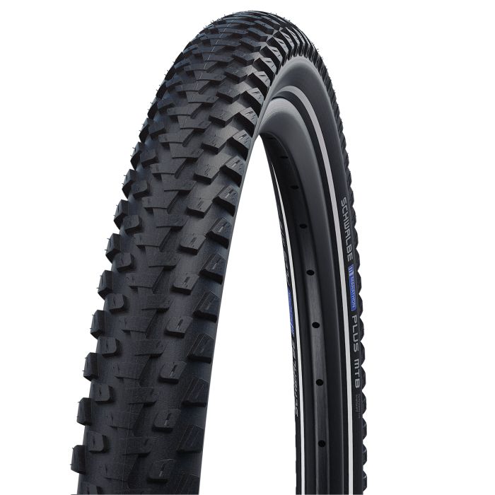 Schwalbe marathon plus mtb - wired - addix - smartguard - 26x2.10 - black + reflex