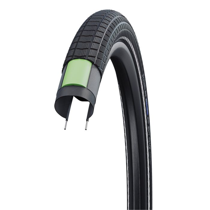 Pneu Schwalbe Big Ben Plus DD GreenGuard 20 x 2.15 55-406 - noir avec reflet
