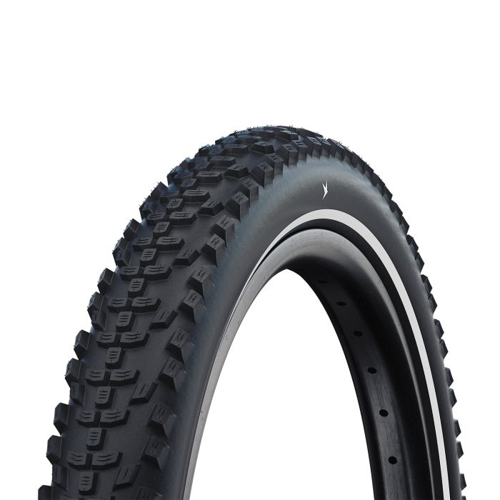 Schwalbe smart sam cargo - wired - addix e - super defense - 26x2.35 - black + reflex