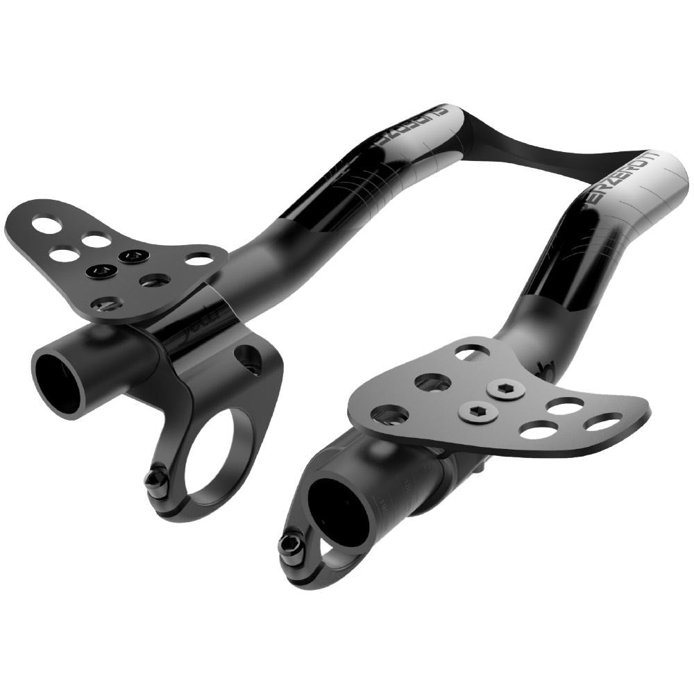 Deda Clip-On Superzero TT verlengstukken, 190mm, zwart ano