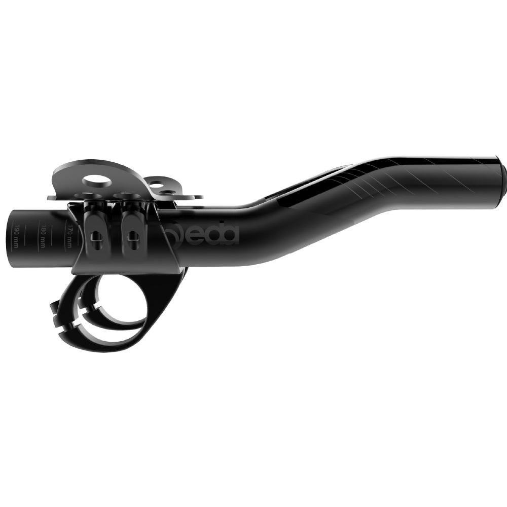 Deda Clip-On Superzero TT verlengstukken, 190mm, zwart ano