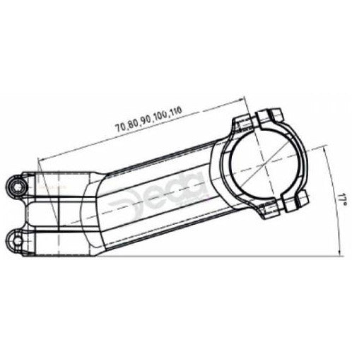 Deda DEDA nok Zero 110mm BOB alu 73-17gr. 31,7 mm OEM