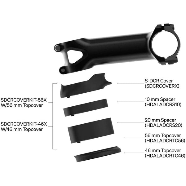Dedacciai Deda headset S-DCR 46mm for Zero2 and Zero1