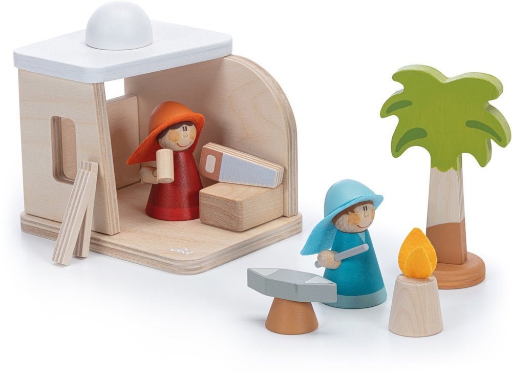 Sevi nativity scene - craftsmen: 18x15x13 cm (83101)