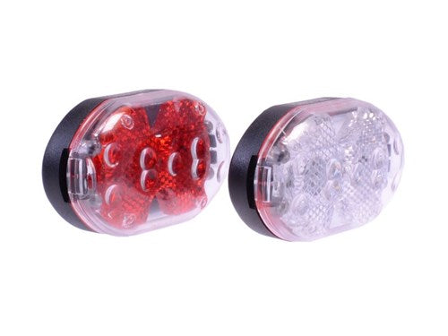 lighting set battery led black red