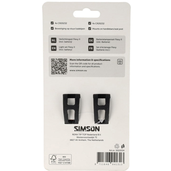 Simson verlichtingset aurora flexy ii