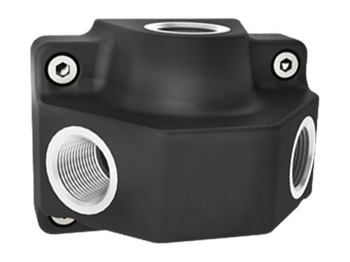 Alusic muurplaat in:1x1 2 uit:2x1 2