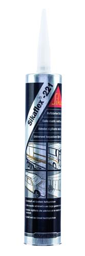 Sika flex 221 lijm- en afdichtkit wit 300ml (patroon)