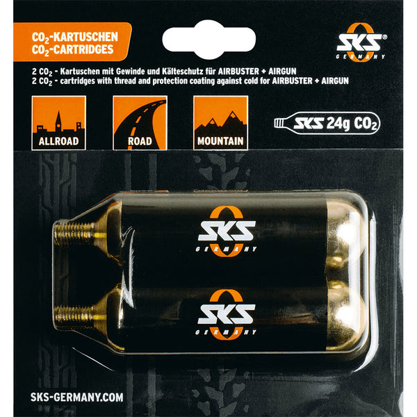 SKS 24g CO2 Cartridges for Airbuster (2 pcs)