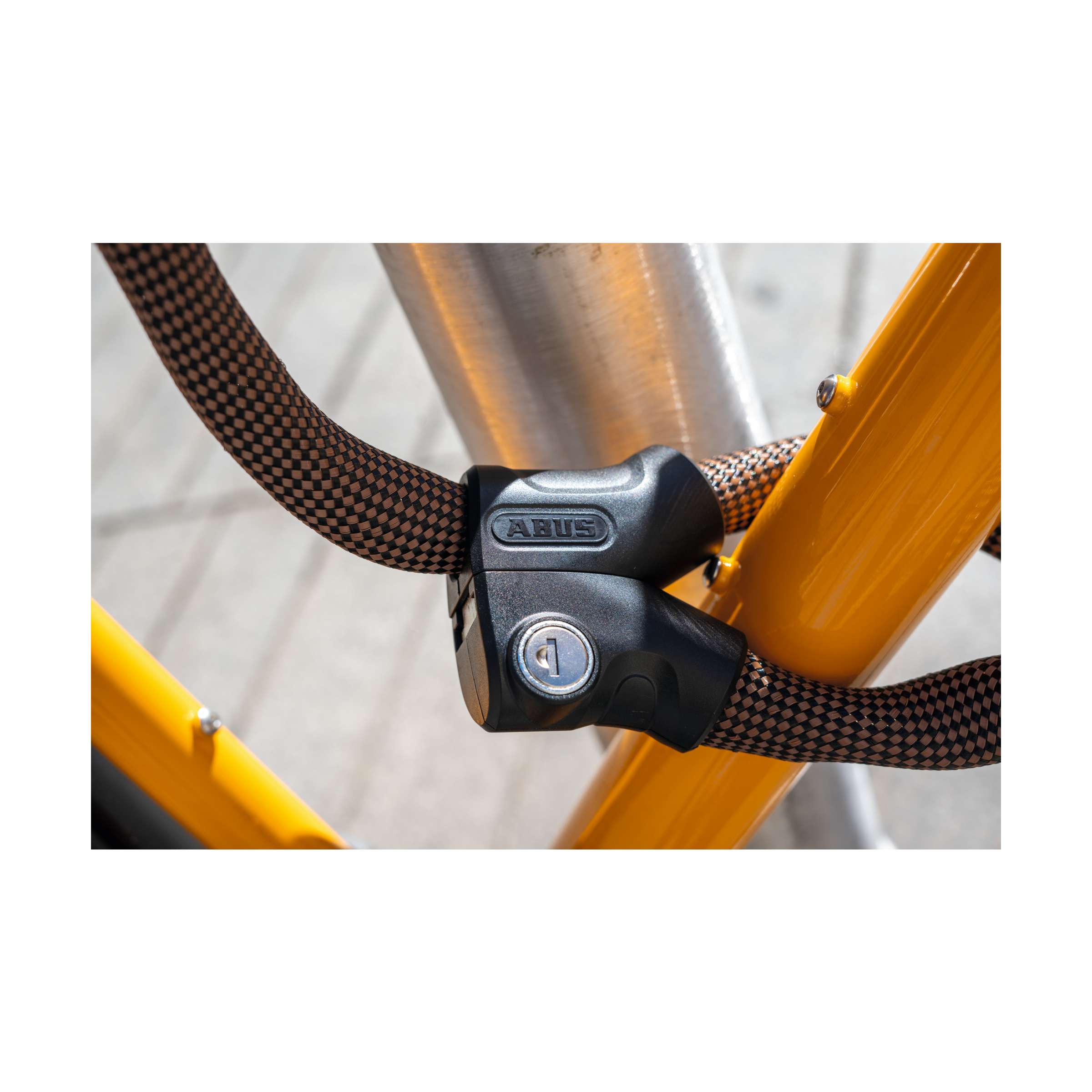 Abus kettingslot infinity loop 1806 140 herfstoranje