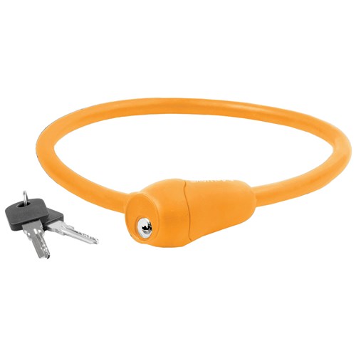 M-wave câble antivol silicone orange 60cm12mm