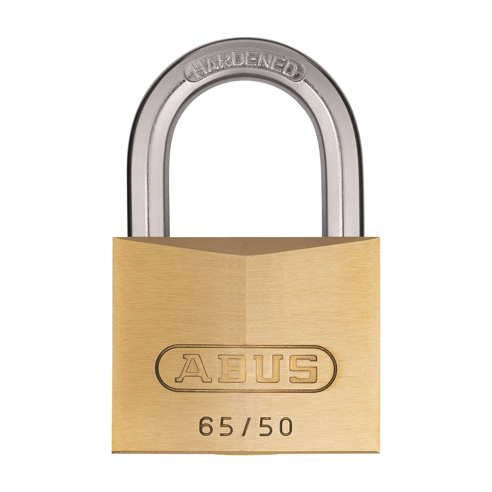 Abus Brass Padlock 65 50mm Gold - 7 cm