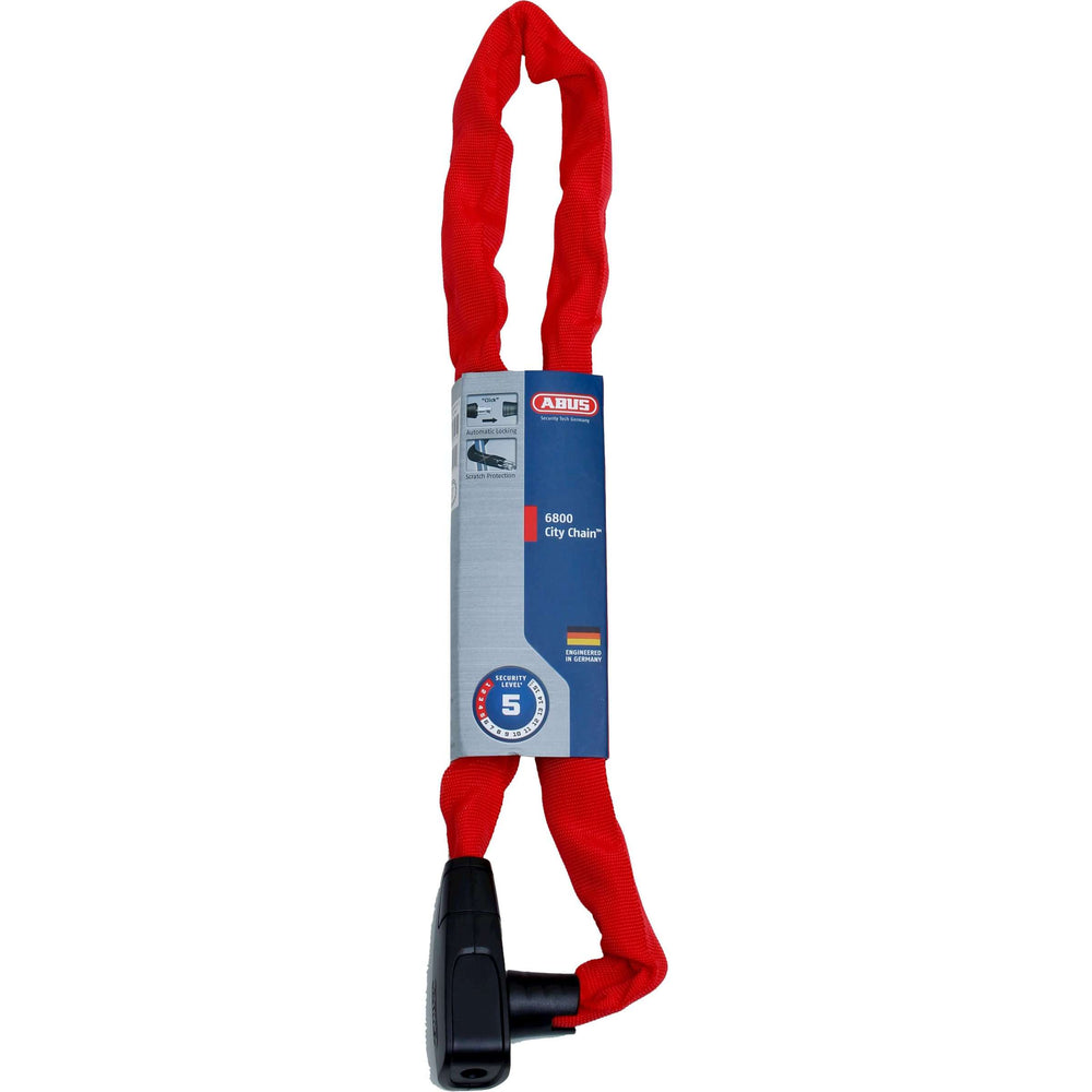 Antivol chaîne Abus CityChain 6800 85 2.0 rouge