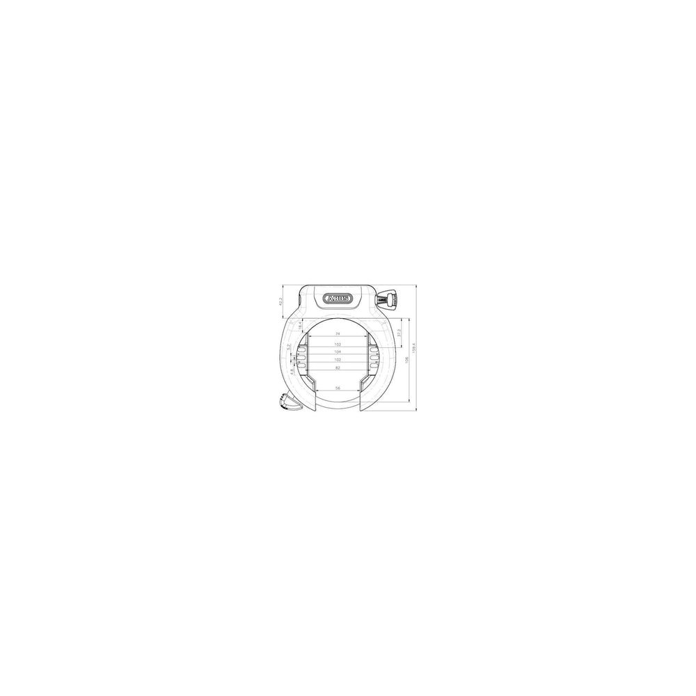 Abus Pro Amparo 4750SL ART2 Zwart