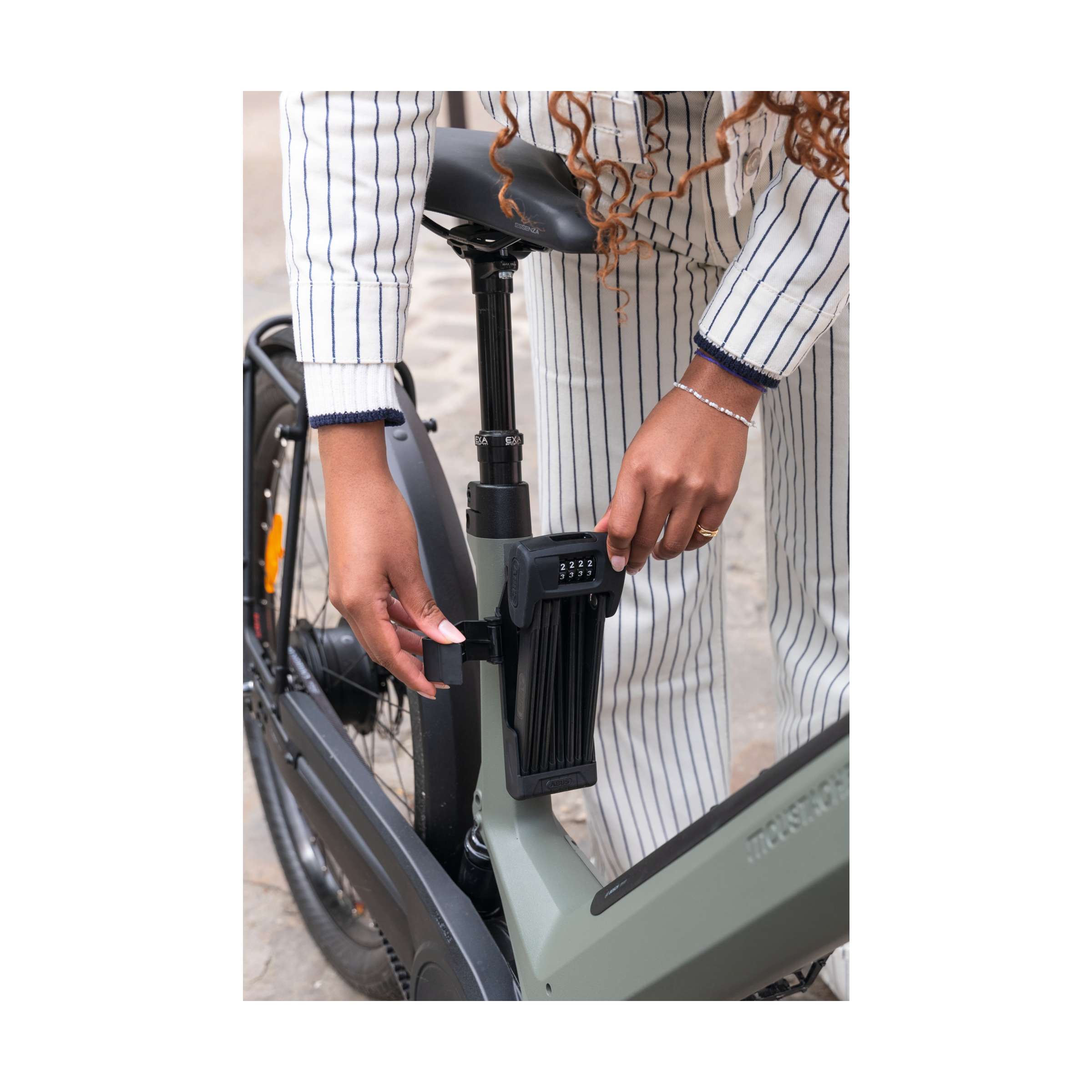 Abus vouwslot bordo 6000c 120 zwart sh