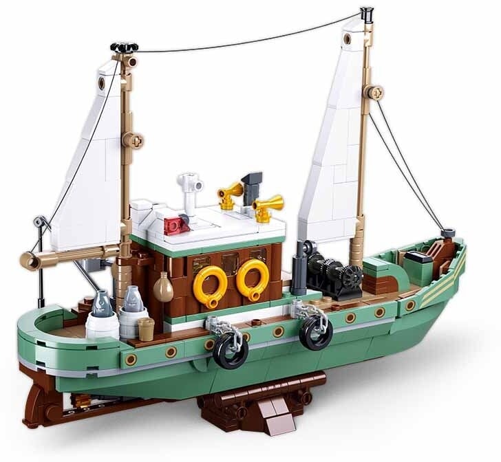 Sluban modelbricks vissersboot (m38-b1119)