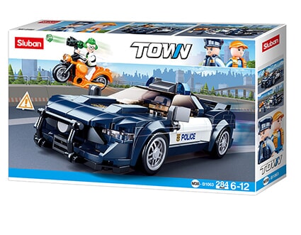 Sluban town snelle politiewagen (m38-b1063)