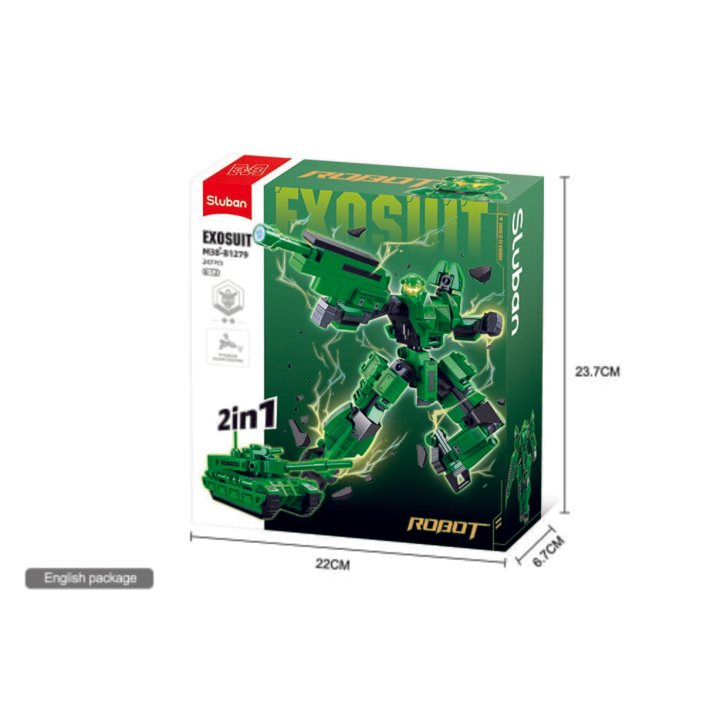 Sluban army tank 2 in 1 (m38-b1279)